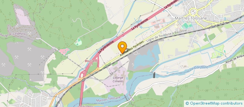 localisation de l'entreprise TAXI ANGONIA  MARTRES-TOLOSANE