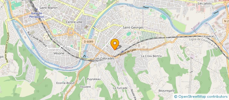 localisation de l'entreprise TAXI ANTOINE à PERIGUEUX