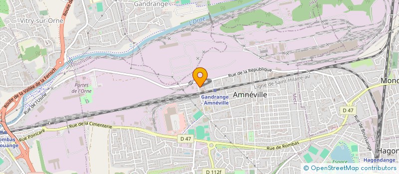 localisation de l'entreprise TAXI AOUATI  AMNEVILLE