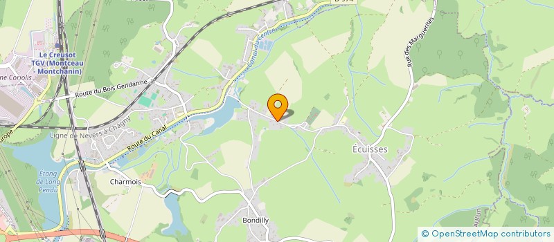 localisation de l'entreprise TAXI ARNAUD  TORCY