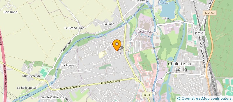 localisation de l'entreprise TAXI ASSIA à CHALETTE-SUR-LOING