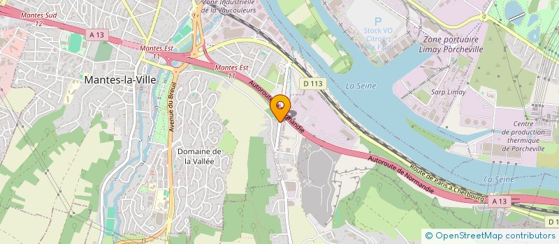 localisation de l'entreprise TAXI B&K  MANTES-LA-VILLE