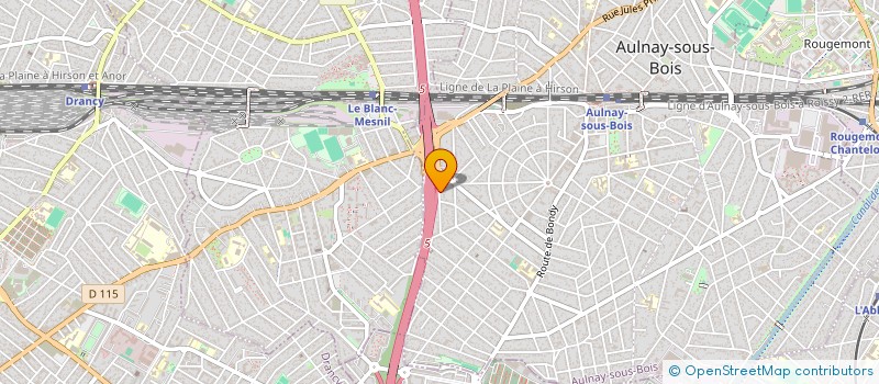 localisation de l'entreprise TAXI B PLUS à AULNAY-SOUS-BOIS