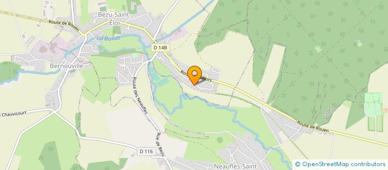 localisation de l'entreprise TAXI BACIVIEN à BEZU-SAINT-ELOI