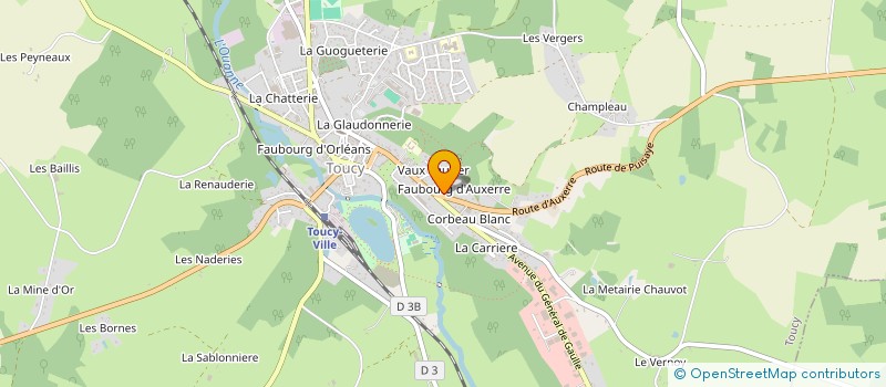 localisation de l'entreprise TAXI BALIAN à TOUCY