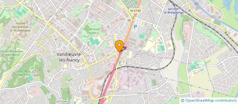 localisation de l'entreprise TAXI BAN EL HAQ  VANDUVRE-LES-NANCY