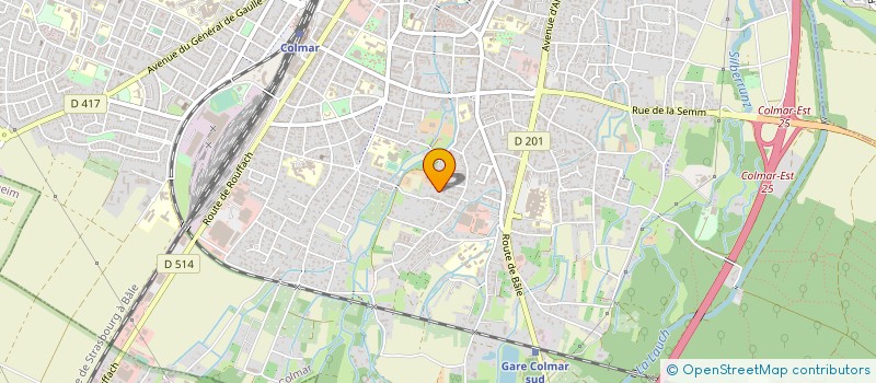 localisation de l'entreprise TAXI BANNWARTH à COLMAR