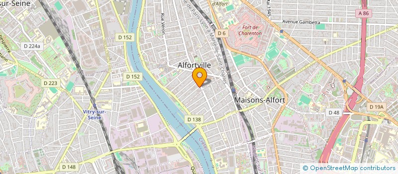 localisation de l'entreprise TAXI BARAN à ALFORTVILLE