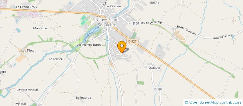 localisation de l'entreprise TAXI BARBAUD à MERS-SUR-INDRE