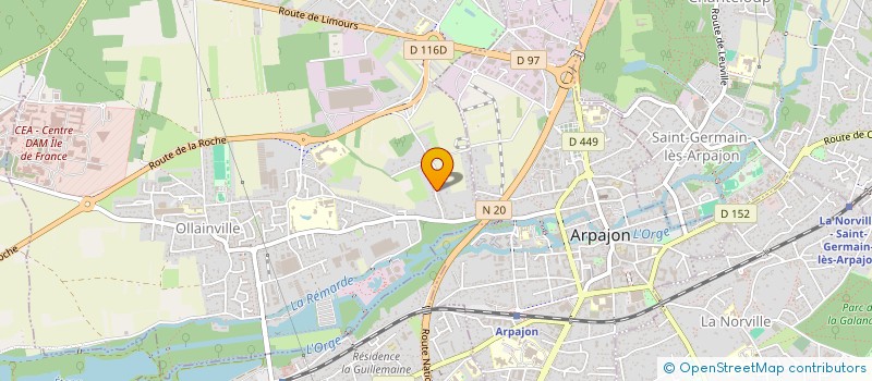 localisation de l'entreprise TAXI BARBIER  ETAMPES