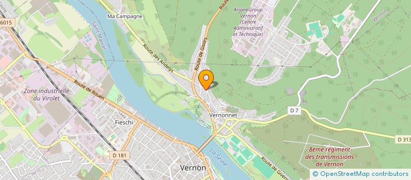 localisation de l'entreprise TAXI BARDIN à VERNON