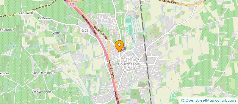 localisation de l'entreprise TAXI BARREDA  COURTHEZON