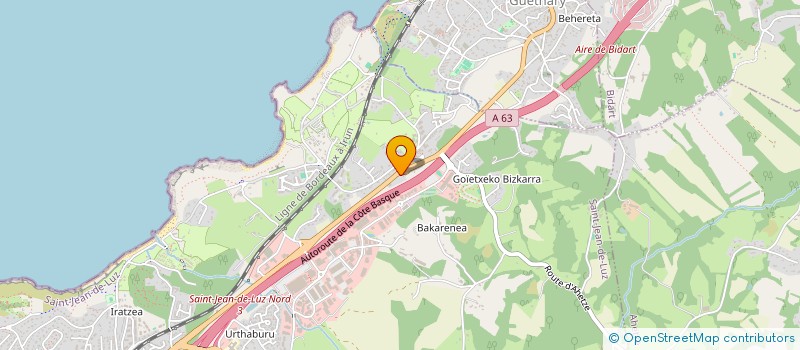 localisation de l'entreprise TAXI BASSUSSARRY  SAINT-JEAN-DE-LUZ