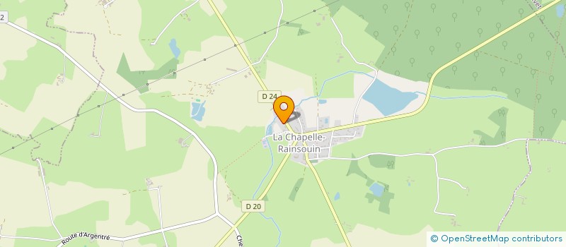 localisation de l'entreprise TAXI BAZOUGERS  LA CHAPELLE-RAINSOUIN