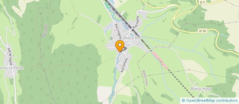 localisation de l'entreprise TAXI BEATRICE BONNARD  BLAISY-BAS