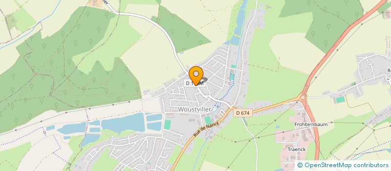 localisation de l'entreprise TAXI BELLEVUE  WOUSTVILLER