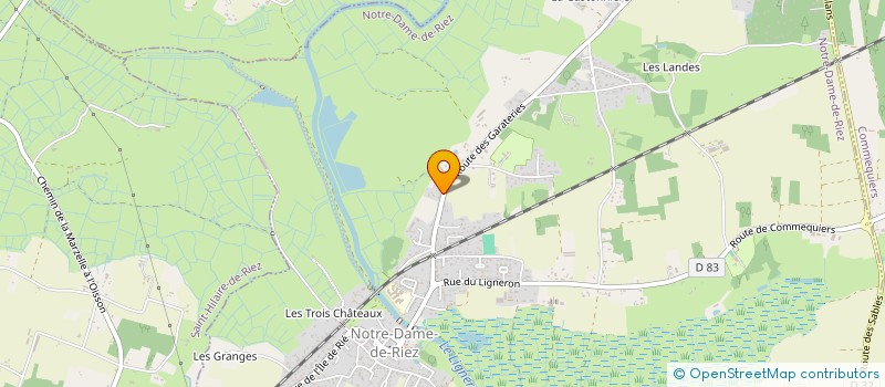 localisation de l'entreprise TAXI BELLOUIN à NOTRE-DAME-DE-RIEZ