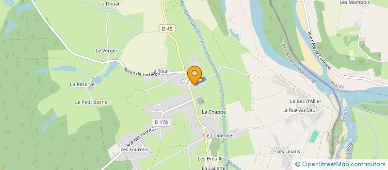 localisation de l'entreprise TAXI BENELY  CUFFY