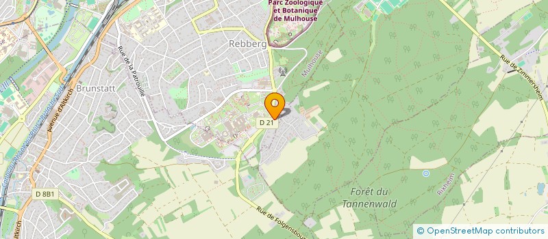 localisation de l'entreprise TAXI BENJAMIN  MULHOUSE