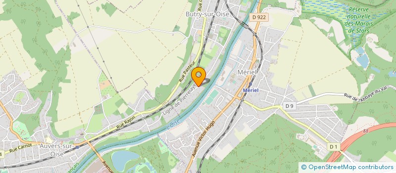 localisation de l'entreprise TAXI BENOIT  BUTRY-SUR-OISE