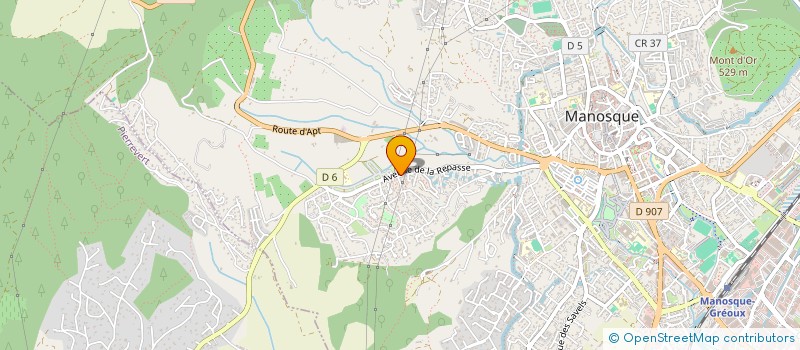 localisation de l'entreprise TAXI BERENGER à MANOSQUE