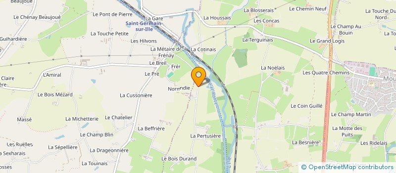 localisation de l'entreprise TAXI BERGEAULT  CHEVAIGNE