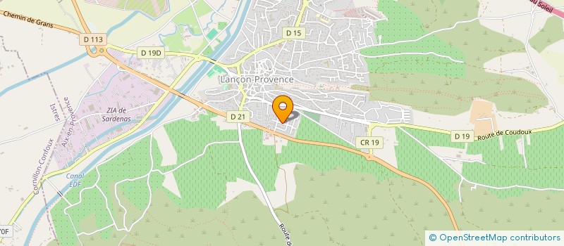 localisation de l'entreprise TAXI BERGUA  LANCON-PROVENCE