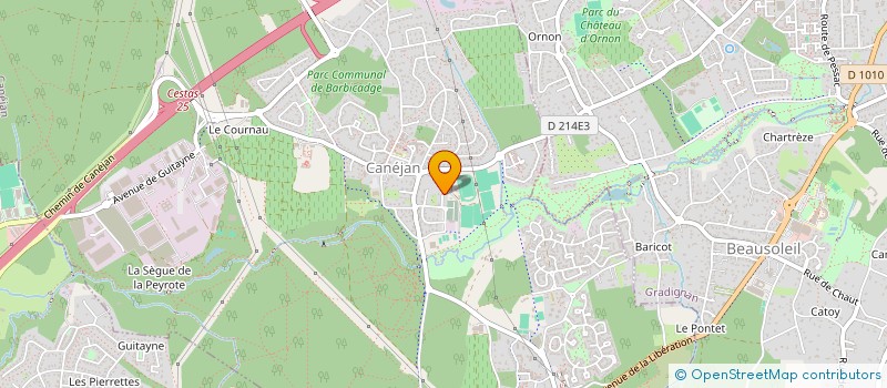 localisation de l'entreprise TAXI BERNARD  CANEJAN