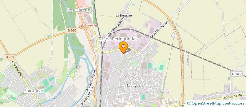 localisation de l'entreprise TAXI BERNARD DEGLAS à CHATEAUDUN