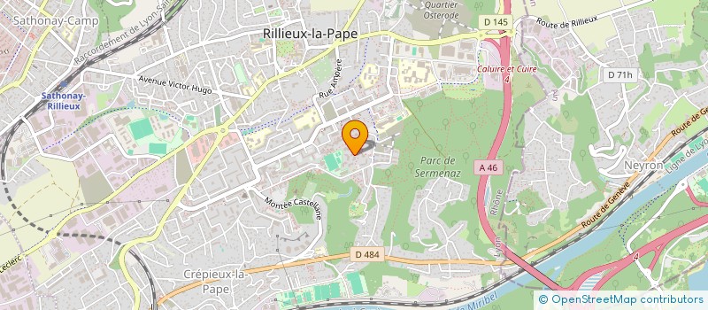 localisation de l'entreprise TAXI BIDI  RILLIEUX-LA-PAPE