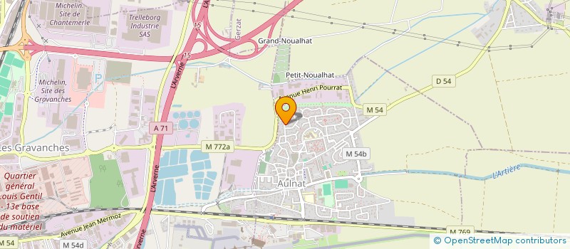 localisation de l'entreprise TAXI BLAL  AULNAT