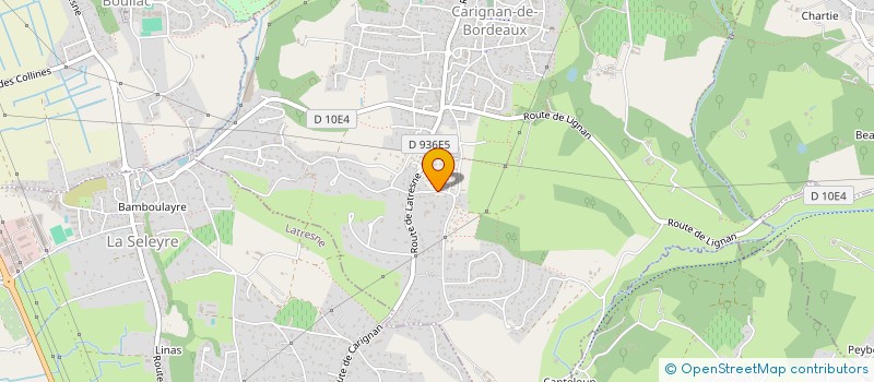 localisation de l'entreprise TAXI BLANC  CARIGNAN-DE-BORDEAUX