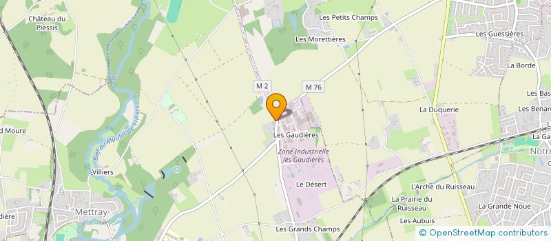 localisation de l'entreprise TAXI BLANDINE  METTRAY