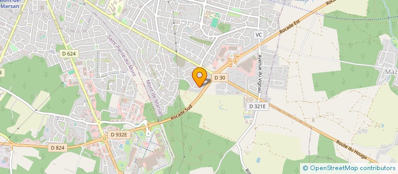 localisation de l'entreprise TAXI BLONDEL 40  MONT-DE-MARSAN