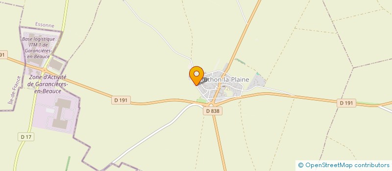 localisation de l'entreprise TAXI BLOTIN  AUTHON-LA-PLAINE