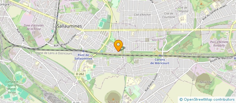 localisation de l'entreprise TAXI BM  SALLAUMINES