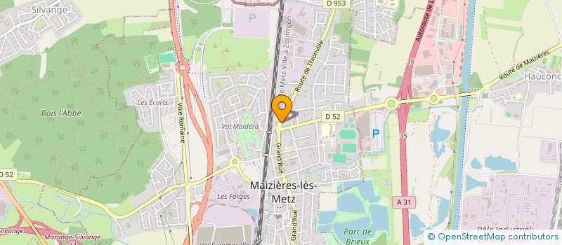 localisation de l'entreprise TAXI BM TRANSPORTS  MAIZIERES-LES-METZ