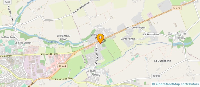 localisation de l'entreprise TAXI BOISSEL  LA BARRE-DE-SEMILLY