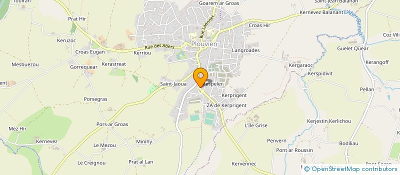 localisation de l'entreprise TAXI BONAMY  PLOUVIEN