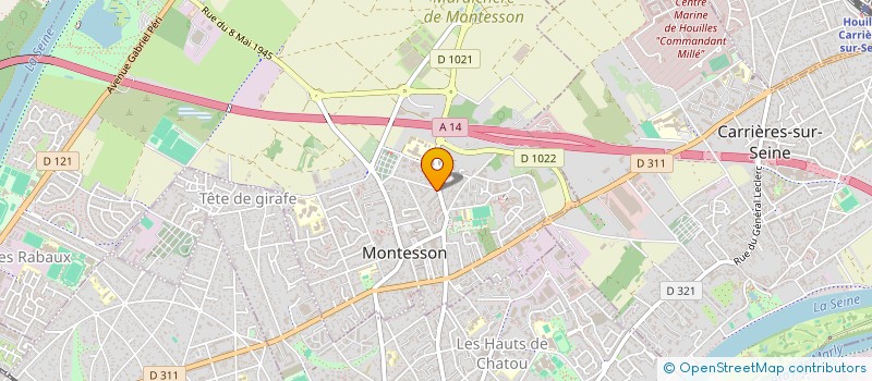 localisation de l'entreprise TAXI BONNIN  MONTESSON