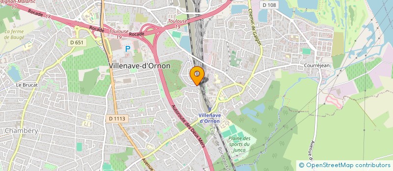 localisation de l'entreprise TAXI BORDO à VILLENAVE-D'ORNON