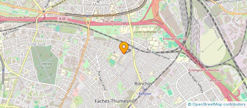 localisation de l'entreprise TAXI BOUDAA à LILLE