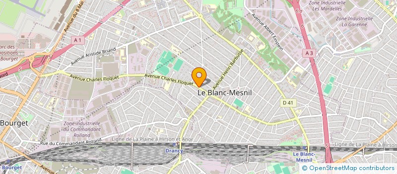 localisation de l'entreprise TAXI BOX à LE BLANC-MESNIL
