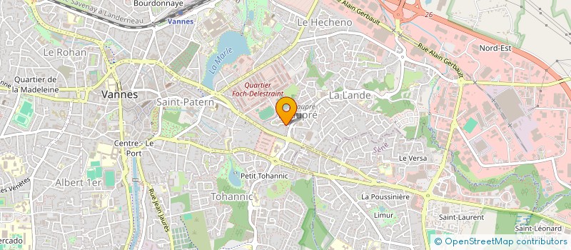 localisation de l'entreprise TAXI BRETAGNE PLUS à VANNES