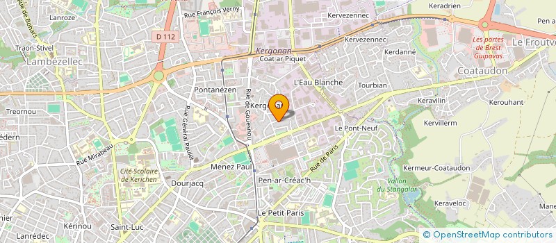 localisation de l'entreprise TAXI BROUSSE à BREST
