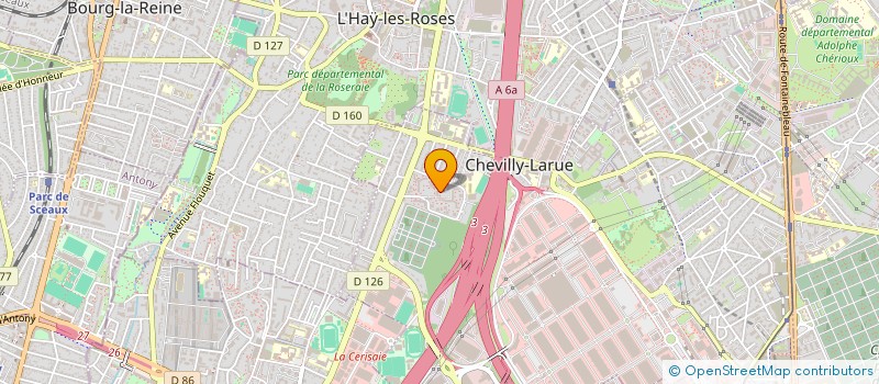 localisation de l'entreprise TAXI CAB PARIS  CHEVILLY-LARUE