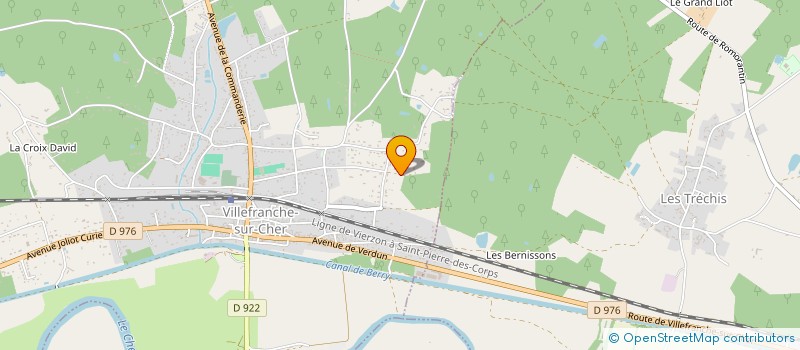 localisation de l'entreprise TAXI CAILLARD  VILLEFRANCHE-SUR-CHER