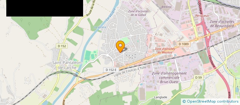 localisation de l'entreprise TAXI CAMPENON  SAINT-PANTALEON-DE-LARCHE