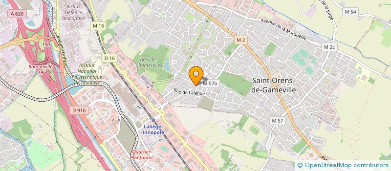 localisation de l'entreprise TAXI CAMPERGUE à SAINT-ORENS-DE-GAMEVILLE