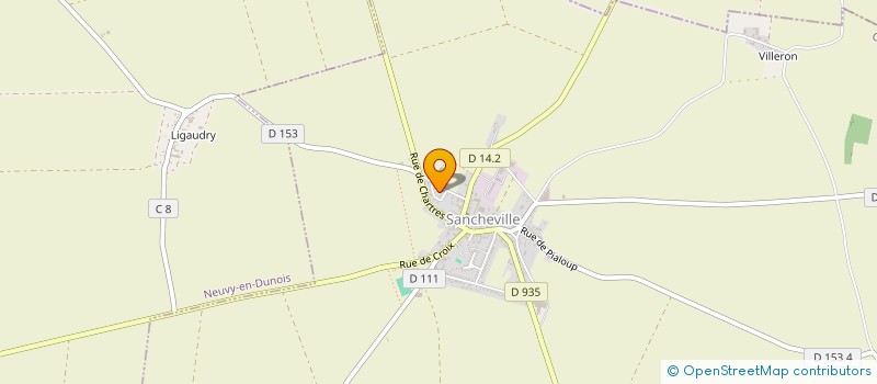 localisation de l'entreprise TAXI CANTIN à SANCHEVILLE